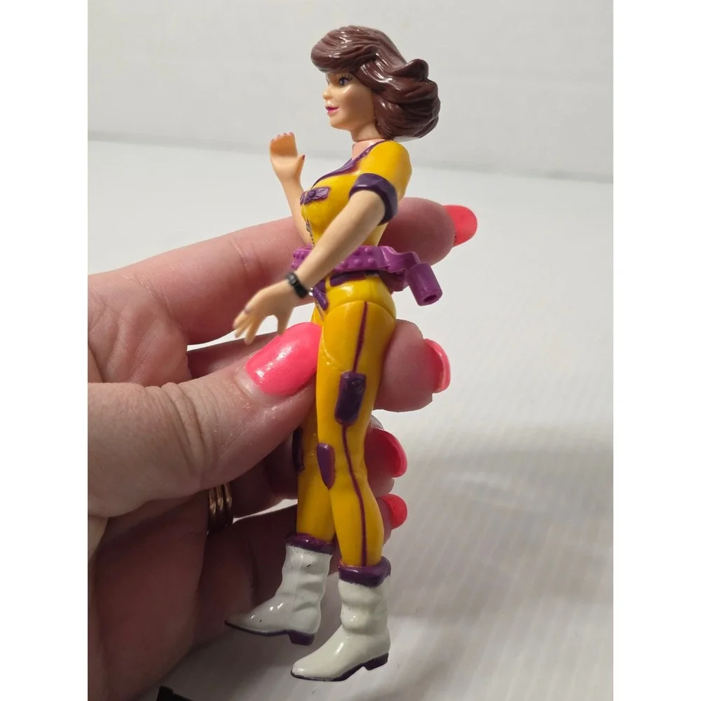 Playmates TMNT Action Figure 5in‎ Yellow Fair 1992 April O'Neil